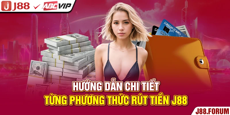 Hướng dẫn chi tiết từng phương thức rút tiền J88