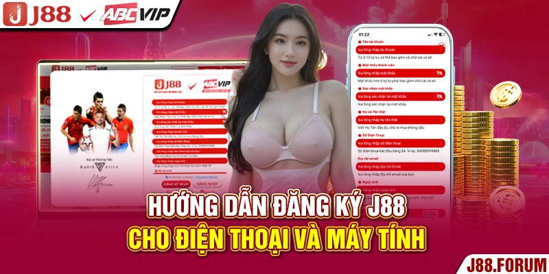 Hướng dẫn đăng ký J88 cho điện thoại và máy tính